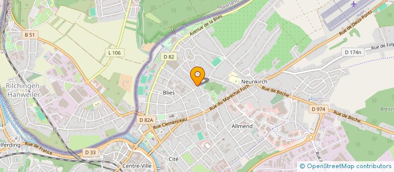 localisation de l'entreprise MONSIEUR MOUNIR LASSIRI  SARREGUEMINES