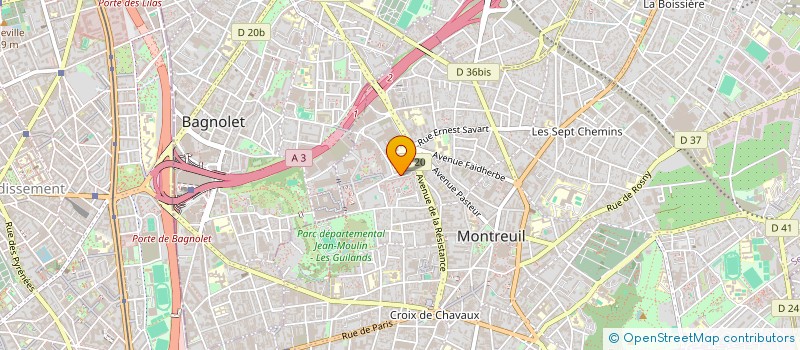 localisation de l'entreprise MONSIEUR MOUNIR LINI à MONTREUIL
