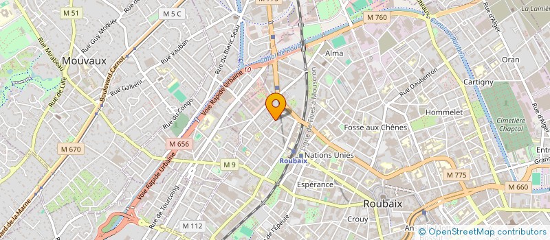 localisation de l'entreprise MONSIEUR MOUNIR LOGRADA à ROUBAIX