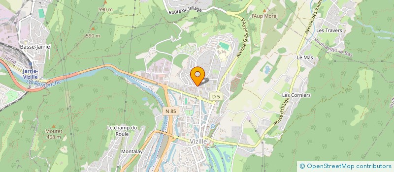 localisation de l'entreprise MONSIEUR MOUNIR MADJEN  VIZILLE