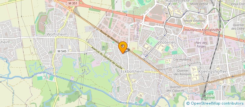 localisation de l'entreprise MONSIEUR MOUNIR MAHRAOUI  STRASBOURG