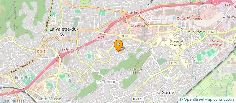 localisation de l'entreprise MONSIEUR MOUNIR MEDIOUNI  LA VALETTE-DU-VAR