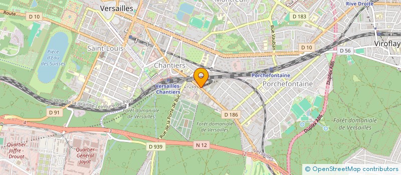 localisation de l'entreprise MONSIEUR MOUNIR MEHREZI à VERSAILLES
