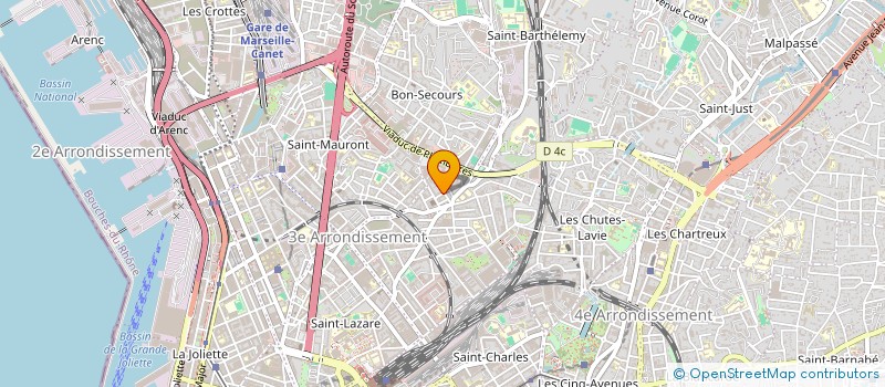 localisation de l'entreprise MONSIEUR MOUNIR MERAZGA à MARSEILLE