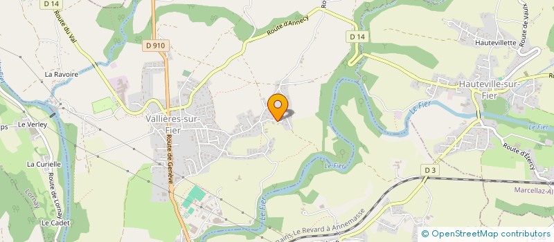 localisation de l'entreprise MONSIEUR MOUNIR MIHI  VALLIERES-SUR-FIER