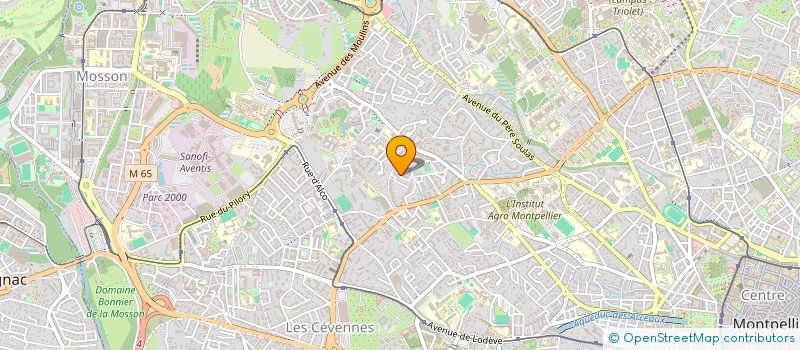 localisation de l'entreprise MONSIEUR MOUNIR MIMOUN à MONTPELLIER