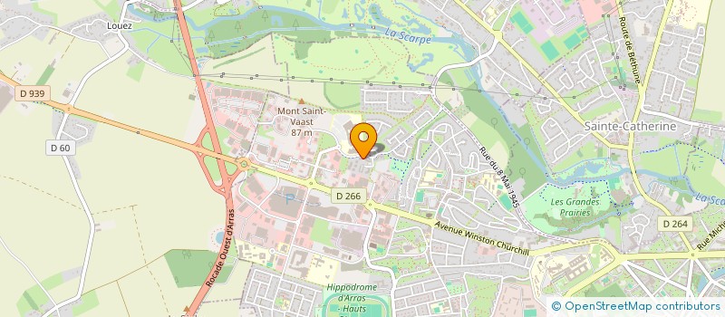 localisation de l'entreprise MONSIEUR MOUNIR MOUSSA à ARRAS