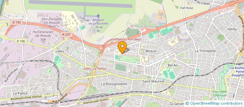 localisation de l'entreprise MONSIEUR MOUNIR NACHET  LA ROCHELLE