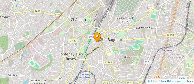 localisation de l'entreprise MONSIEUR MOUNIR NEBBACHE à FONTENAY-AUX-ROSES
