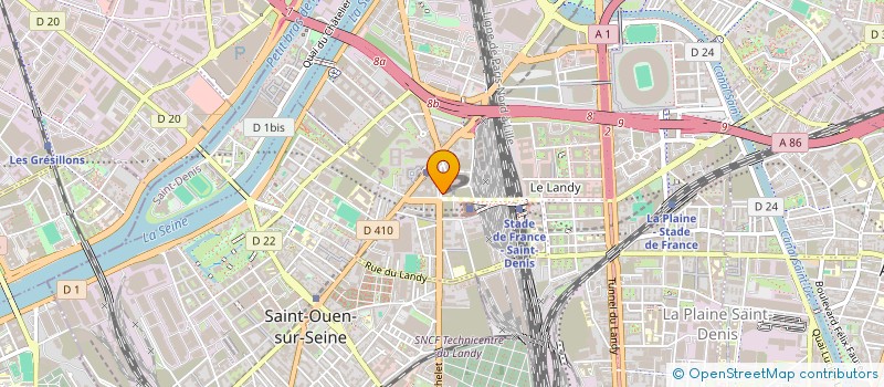 localisation de l'entreprise MONSIEUR MOUNIR NEKKAH  SAINT-DENIS