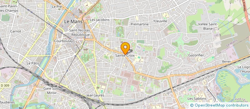 localisation de l'entreprise MONSIEUR MOUNIR OSMANI  LE MANS