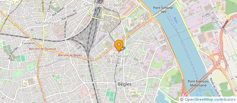 localisation de l'entreprise MONSIEUR MOUNIR OUERFELLI à BEGLES