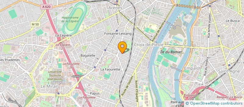 localisation de l'entreprise MONSIEUR MOUNIR RAGAD  TOULOUSE