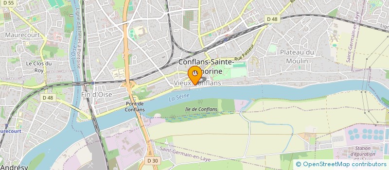 localisation de l'entreprise MONSIEUR MOUNIR RECHIDA à CONFLANS-SAINTE-HONORINE