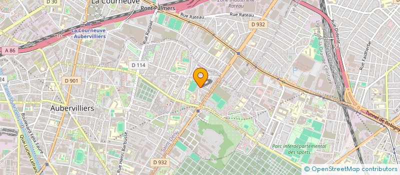 localisation de l'entreprise MONSIEUR MOUNIR REMILA  AUBERVILLIERS