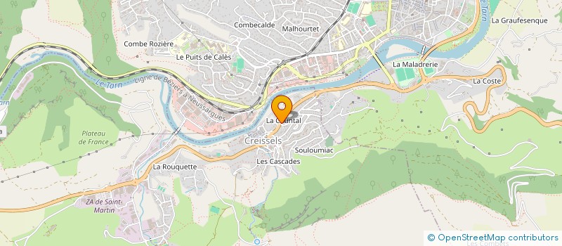 localisation de l'entreprise MONSIEUR MOUNIR REZZOUGUI à CREISSELS