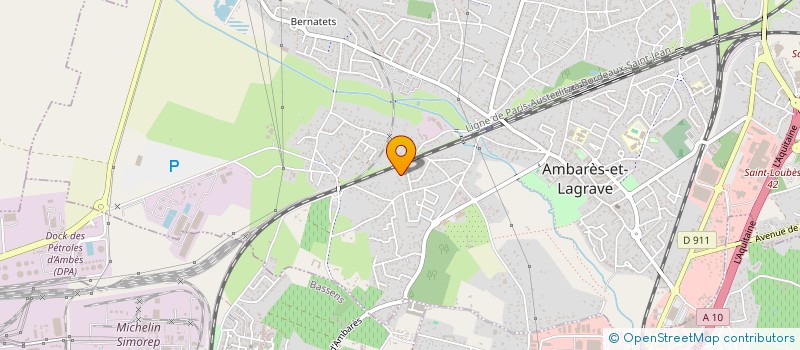 localisation de l'entreprise MONSIEUR MOUNIR SAKRANE  AMBARES-ET-LAGRAVE