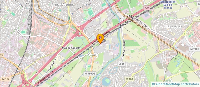 localisation de l'entreprise MONSIEUR MOUNIR SAYAH à LATTES