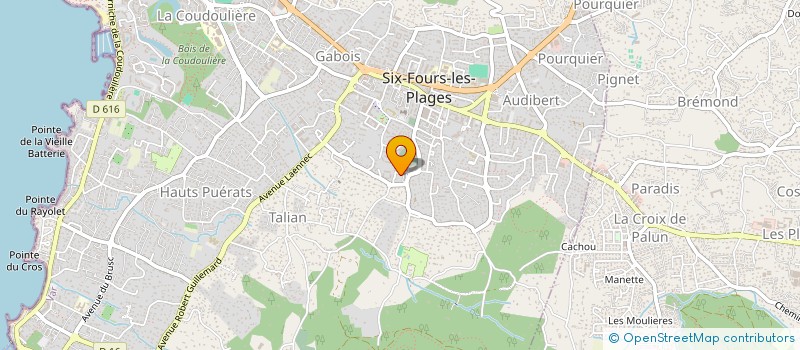 localisation de l'entreprise MONSIEUR MOUNIR SEJIL à SIX-FOURS-LES-PLAGES