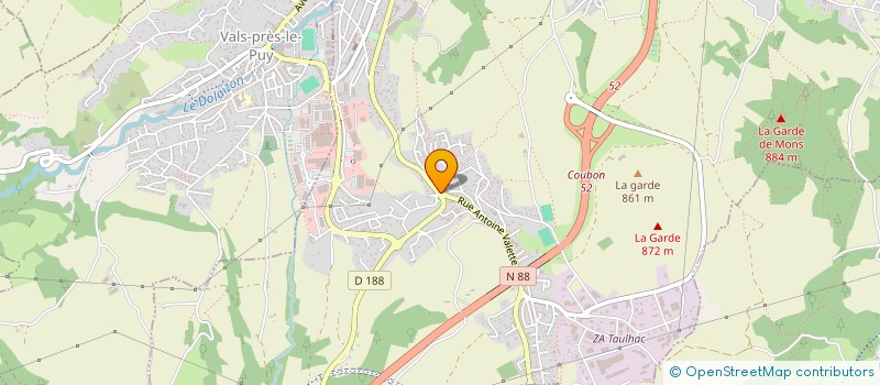 localisation de l'entreprise MONSIEUR MOUNIR SELAH SHOMAN ADAM  LE PUY-EN-VELAY