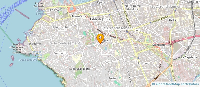 localisation de l'entreprise MONSIEUR MOUNIR TAHER  MARSEILLE