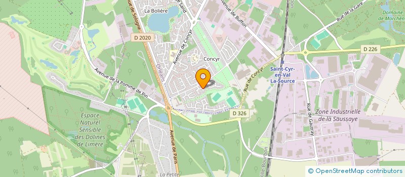 localisation de l'entreprise MONSIEUR MOUNIR TAHIRI EL UAZANI à ORLEANS