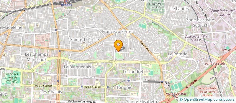 localisation de l'entreprise MONSIEUR MOUNIR TAHRAOUI  RENNES