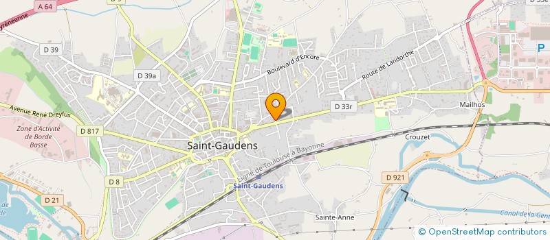 localisation de l'entreprise MONSIEUR MOUNIR TALOUBI SOUFIAN  SAINT-GAUDENS