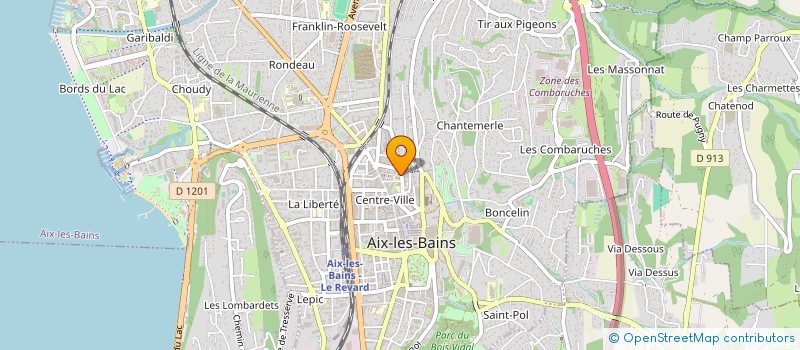 localisation de l'entreprise MONSIEUR MOUNIR TAQUI  AIX-LES-BAINS