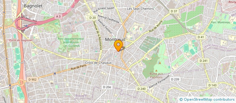 localisation de l'entreprise MONSIEUR MOUNIR TEREJOUTE à MONTREUIL