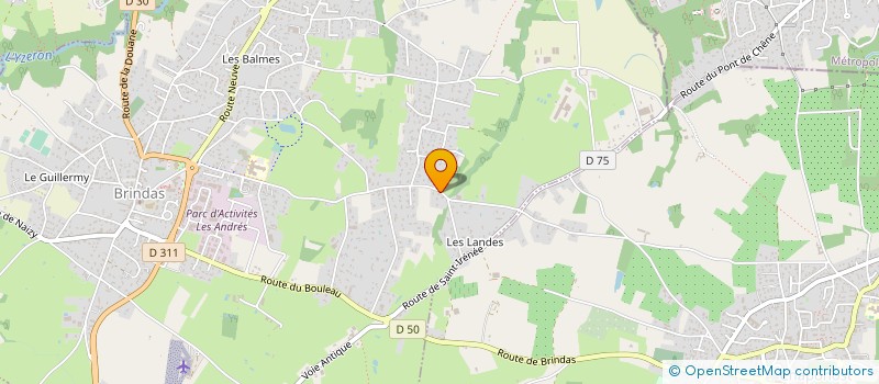 localisation de l'entreprise MONSIEUR MOUNIR TLILI  BRINDAS