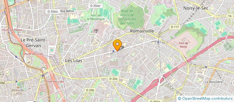 localisation de l'entreprise MONSIEUR MOUNIR ZEROUIL  LES LILAS