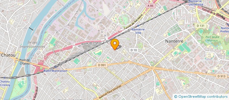 localisation de l'entreprise MONSIEUR MOUNIROU SIGNATE  NANTERRE