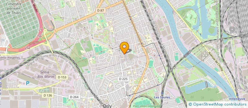 localisation de l'entreprise MONSIEUR MOUNKELA THARSIS  CHOISY-LE-ROI