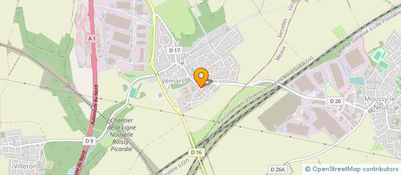 localisation de l'entreprise MONSIEUR MOUNSEF DOUMBIA  VEMARS