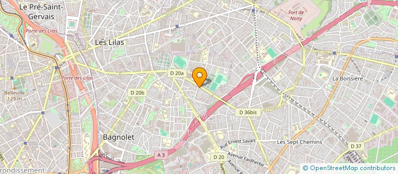 localisation de l'entreprise MONSIEUR MOUNSEF ZAMRI  BAGNOLET