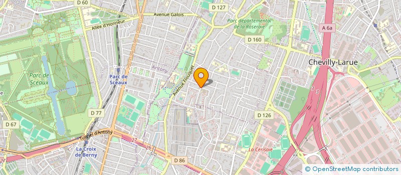 localisation de l'entreprise MONSIEUR MOUNTAGA LY  L'HAY-LES-ROSES