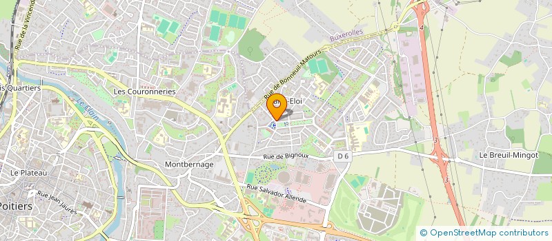 localisation de l'entreprise MONSIEUR MOUQSIT ATORO  POITIERS