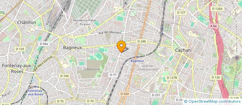 localisation de l'entreprise MONSIEUR MOURAD ABBANE à BAGNEUX