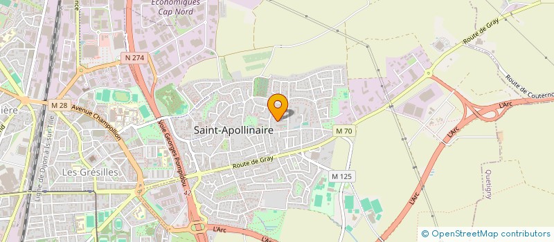localisation de l'entreprise MONSIEUR MOURAD ABROK à SAINT-APOLLINAIRE