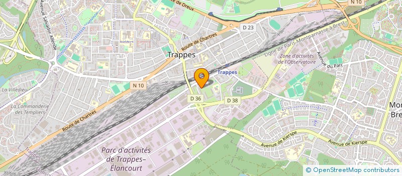 localisation de l'entreprise MONSIEUR MOURAD ADDA  TRAPPES