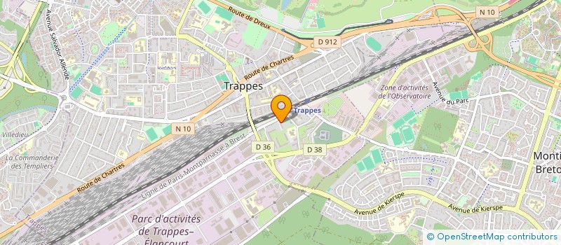 localisation de l'entreprise MONSIEUR MOURAD AFFELAH  TRAPPES