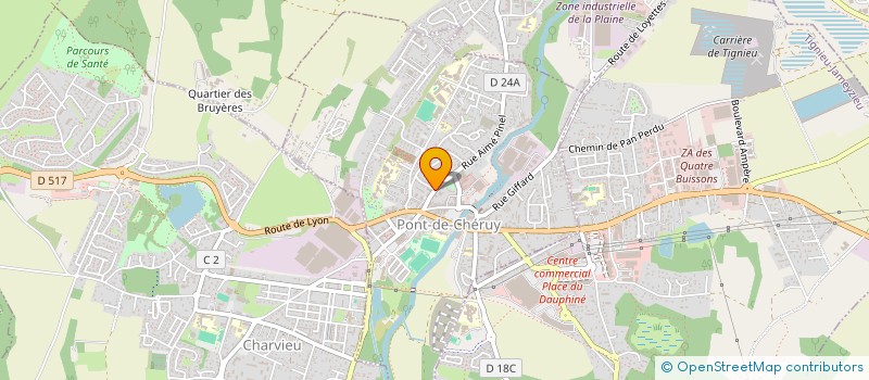 localisation de l'entreprise MONSIEUR MOURAD AFQUIR  PONT-DE-CHERUY