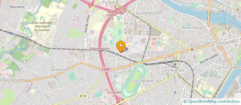 localisation de l'entreprise MONSIEUR MOURAD AISSAT à TOULOUSE