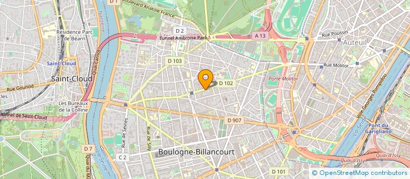 localisation de l'entreprise MONSIEUR MOURAD AIT AMAR à BOULOGNE-BILLANCOURT