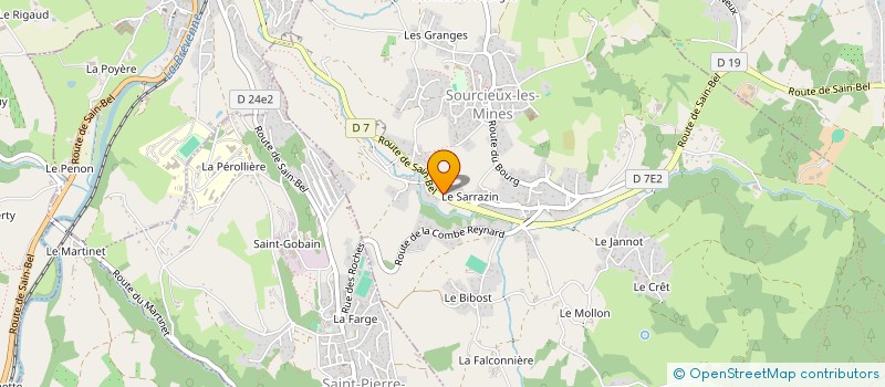 localisation de l'entreprise MONSIEUR MOURAD AIT ARAB  SOURCIEUX-LES-MINES