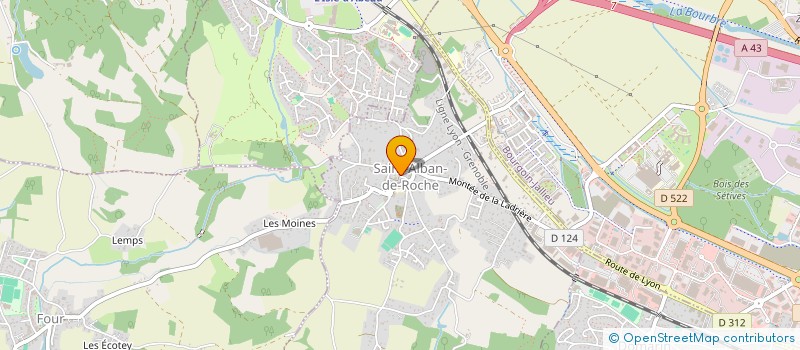 localisation de l'entreprise MONSIEUR MOURAD AKZIZ  SAINT-ALBAN-DE-ROCHE