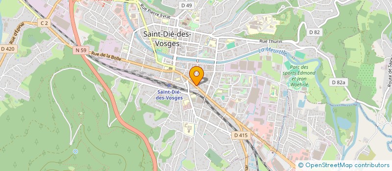 localisation de l'entreprise MONSIEUR MOURAD ALDERKHANOV à SAINT-DIE-DES-VOSGES