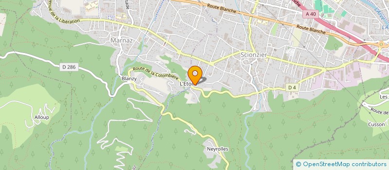 localisation de l'entreprise MONSIEUR MOURAD ALOUI  SCIONZIER