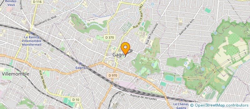 localisation de l'entreprise MONSIEUR MOURAD AMRI  GAGNY